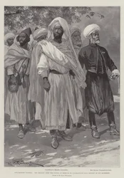 Unsere maurischen Besucher, die Botschaft des Sultans von Marokko zur Gratulation an König Edward zu seiner Thronbesteigung